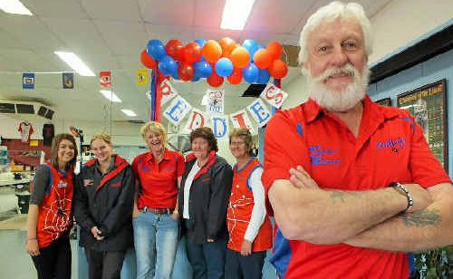 Colin Pope, (back L-R) Brodie Bloomfield, Cassie Stanbury, Cheryl Pope, Karen McKavanagh and Jo Stanbury hope the Redbacks can pull off a win to bring home their first A-grade trophy. Colin Pope, (back L-R) Brodie Bloomfield, Cassie Stanbury, Cheryl Pope, Karen McKavanagh and Jo Stanbury hope the Redbacks can pull off a win to bring home their first A-grade trophy.